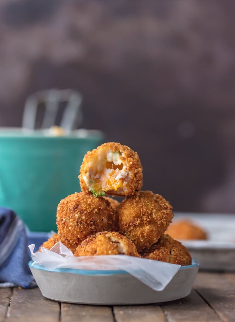 Deep Fried Loaded Mashed Potato Bites