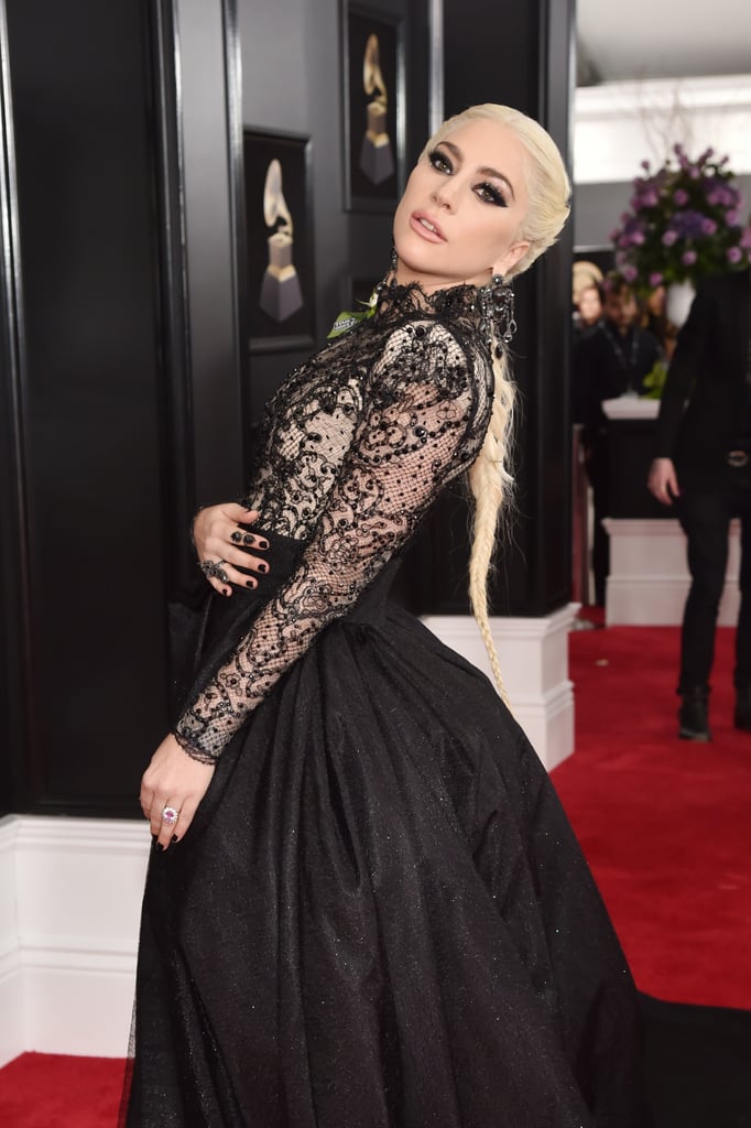 Lady Gaga at the 2018 Grammys