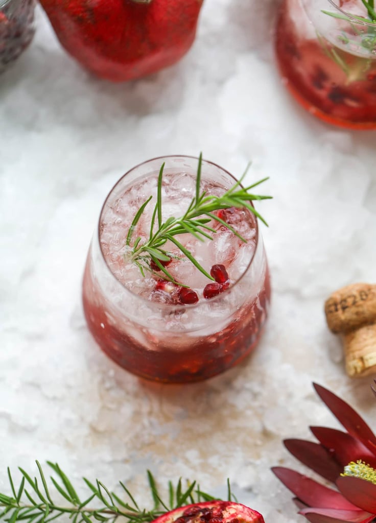 Christmas Cocktail Recipe: Pomegranate Prosecco Smash