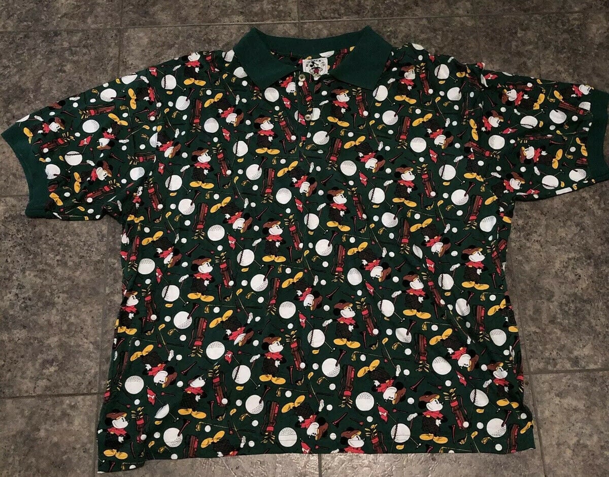 Mickey golf shirt hot sale