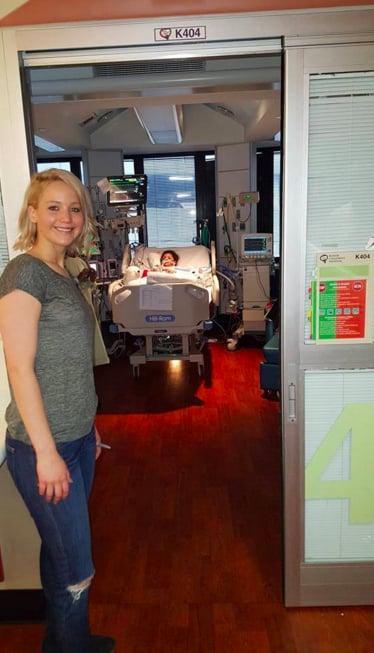 Jennifer Lawrence Visits Children's Hospital December 2015