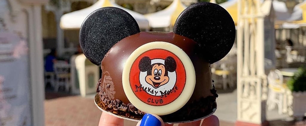 Mickey Mouse Club Chocolate Hat Dessert at Disneyland