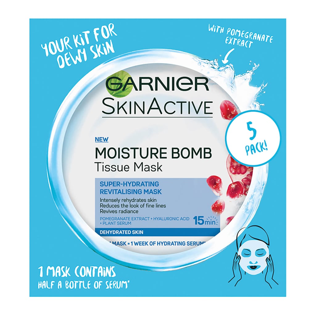 Garnier Moisture Bomb Pomegranate Hydrating Face Sheet Mask For Dehydrated Skin