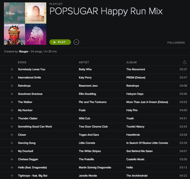 The Happiest Running Mix