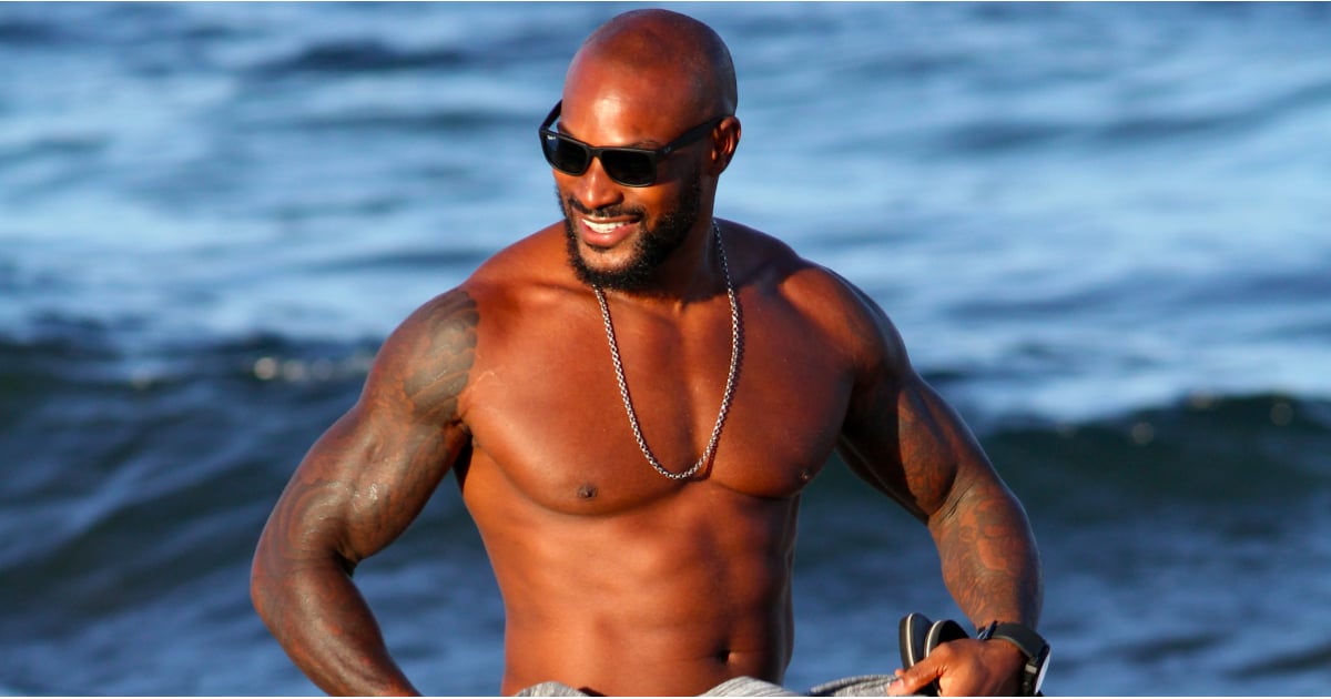 Tyson Beckford Shirtless On The Beach In Ibiza August 2016 Popsugar 0457