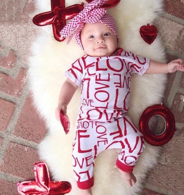 Love Romper Onesie Outfit