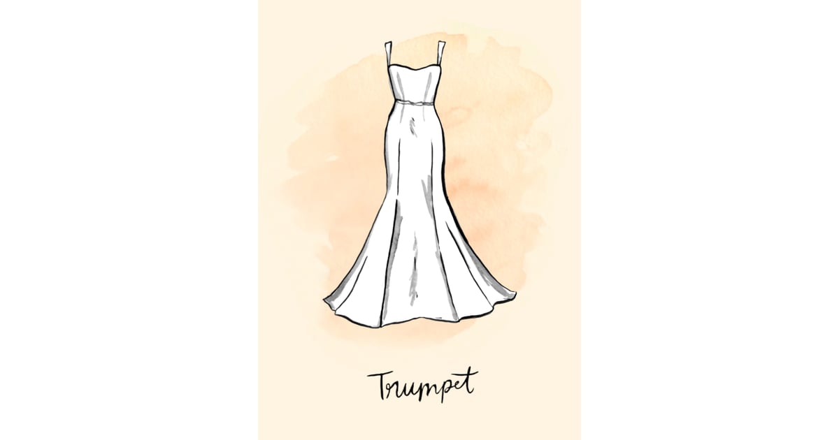 Trumpet Wedding Dress Shapes and Silhouettes POPSUGAR Fashion Photo 8