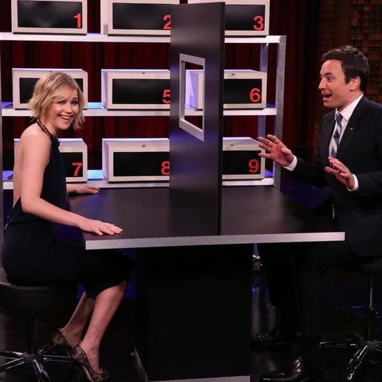 Jennifer Lawrence Playing Box of Lies With Jimmy Fallon