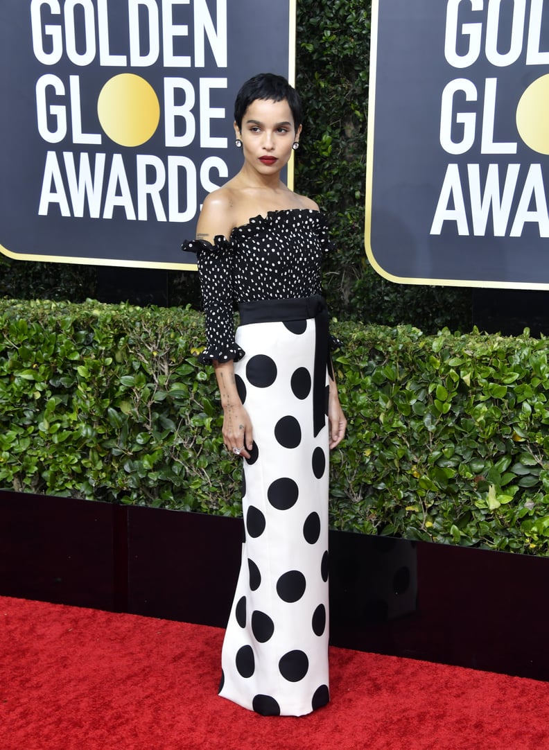 Zoë Kravitz at the 2020 Golden Globes