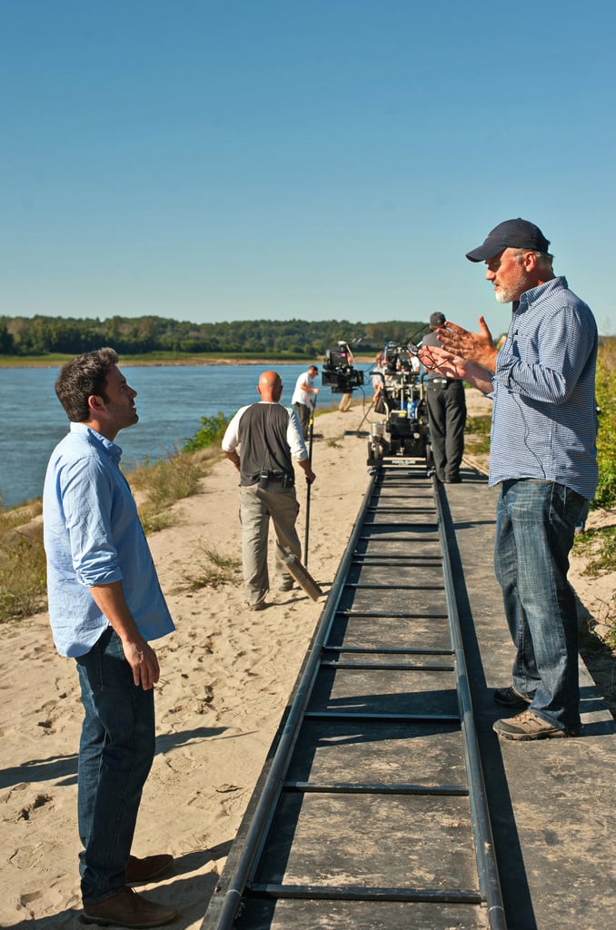 Director David Fincher gave Affleck direction on the Missouri set.