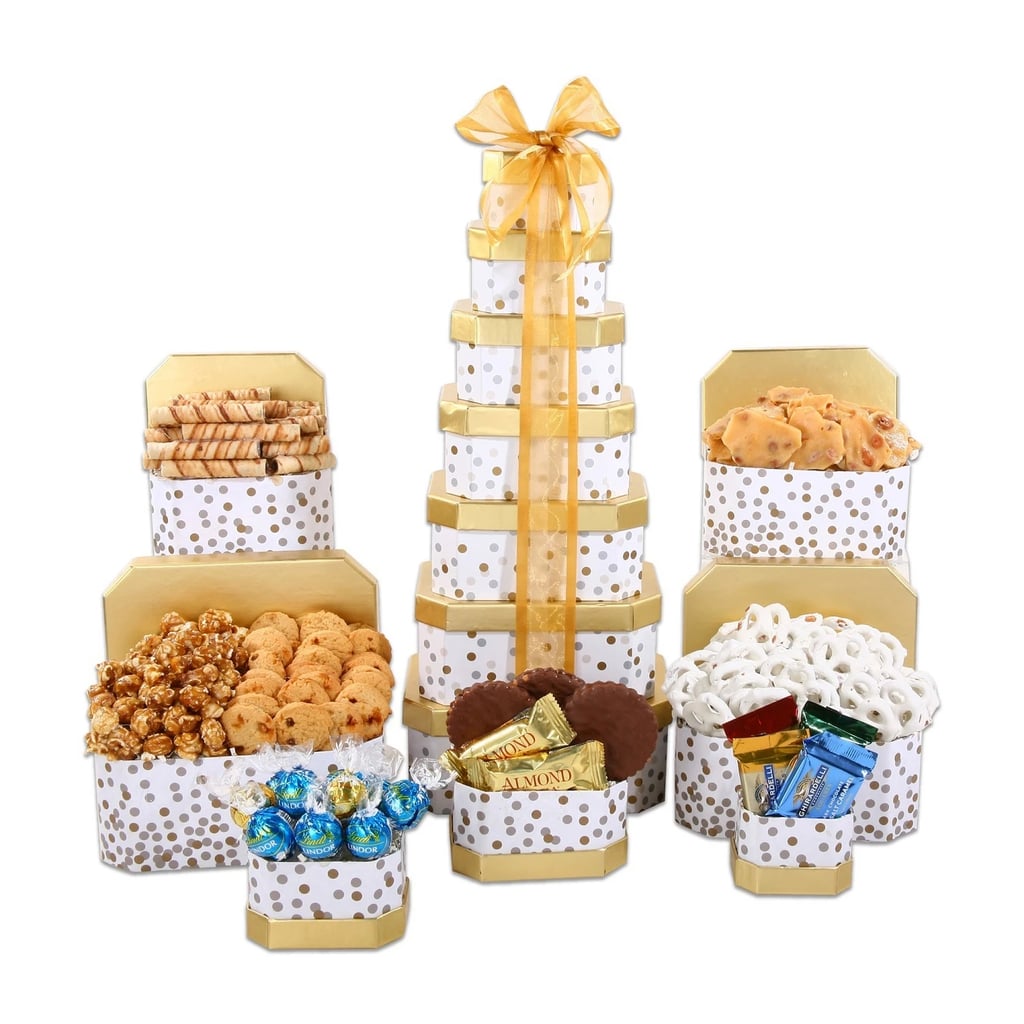 Alder Creek Gifts Ultimate Tower Christmas Gift Basket Edible Gifts