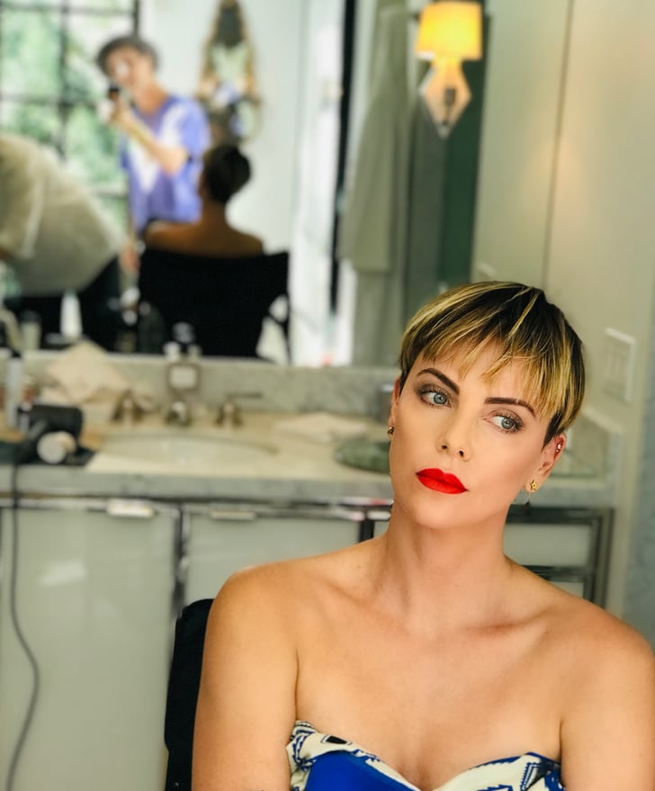 Charlize Theron Short Curls  Short Hairstyles Lookbook  StyleBistro