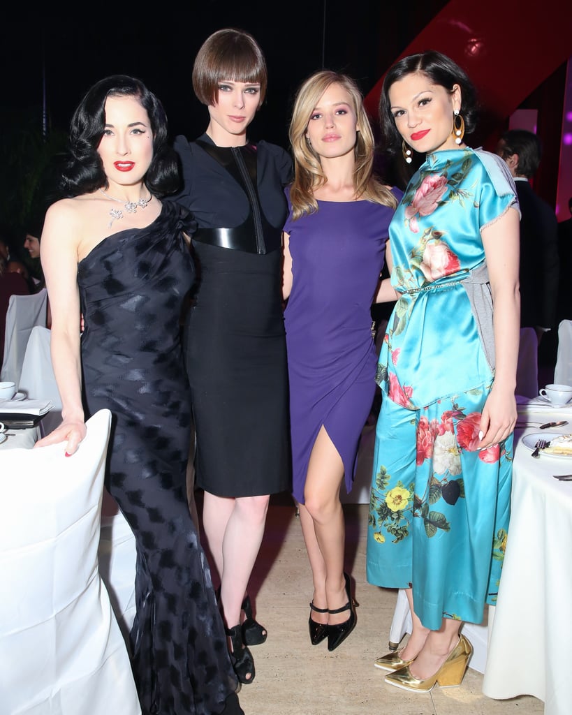 Dita Von Teese, Coco Rocha, Georgia May Jagger, and Jessie J attended the annual Delete Blood Cancer Gala in NYC on Wednesday. The event was sponsored by Coty, where Georgia serves as the global ambassador in the fight against blood cancer.