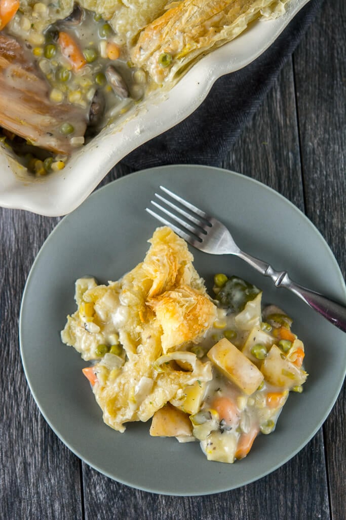 Slow-Cooker Veggie Pot Pie