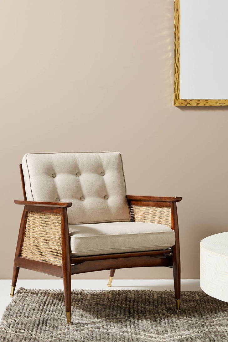 Nadia Caned Accent Chair | Anthropologie Spring Home Collection 2020