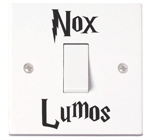 Lumos/Nox Light Switch Decals