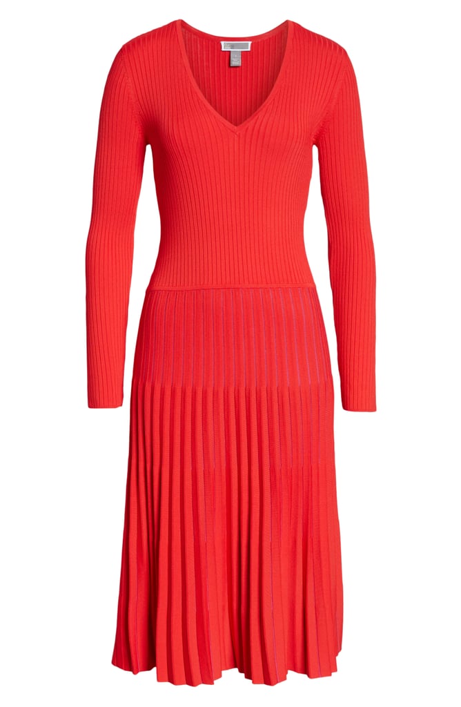 Chelsea28 Accordion Sweater Dress