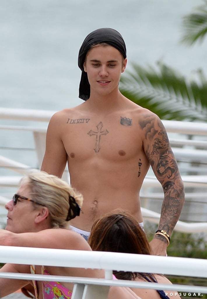 Justin Bieber and Hailey Baldwin in Miami Pictures