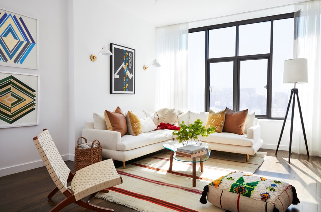 Add bold color with artwork and accessories