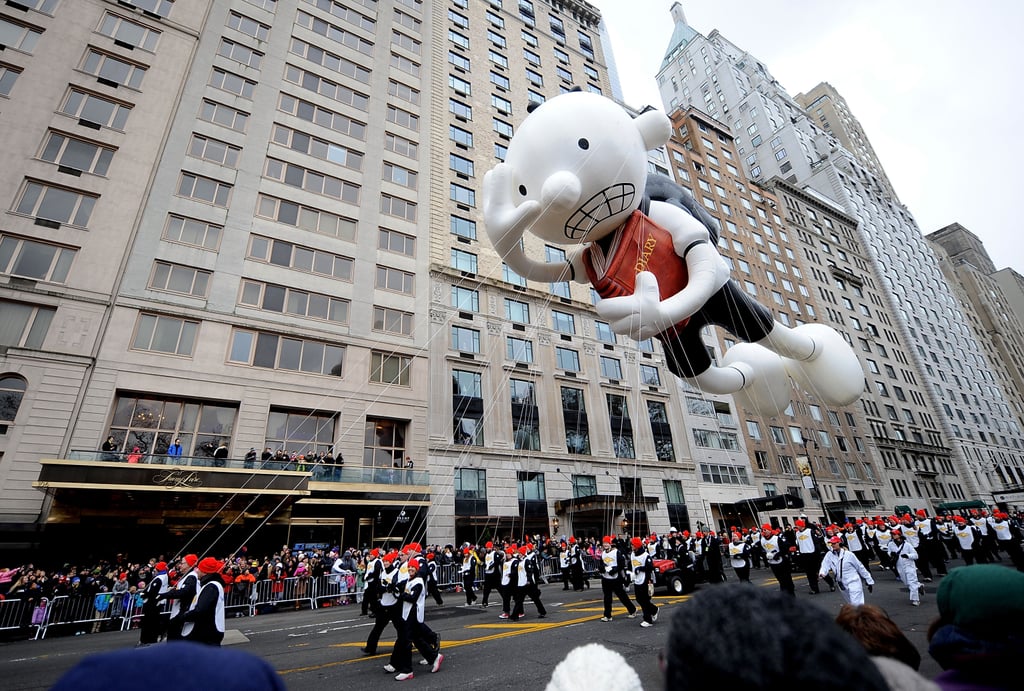 The Diary of a Wimpy Kid balloon was spot-on.