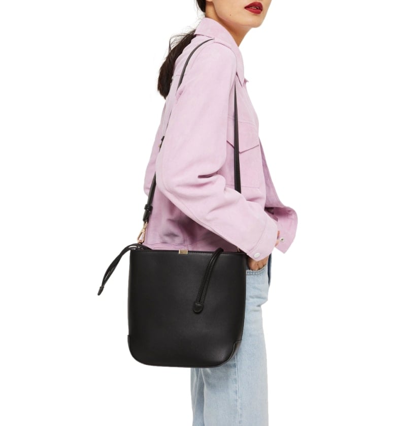 Topshop Romy Bucket Shoulder Handbag