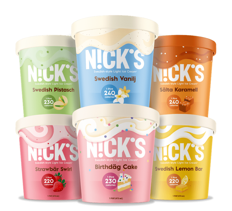 Nick's Ice Cream Keto Friendlies