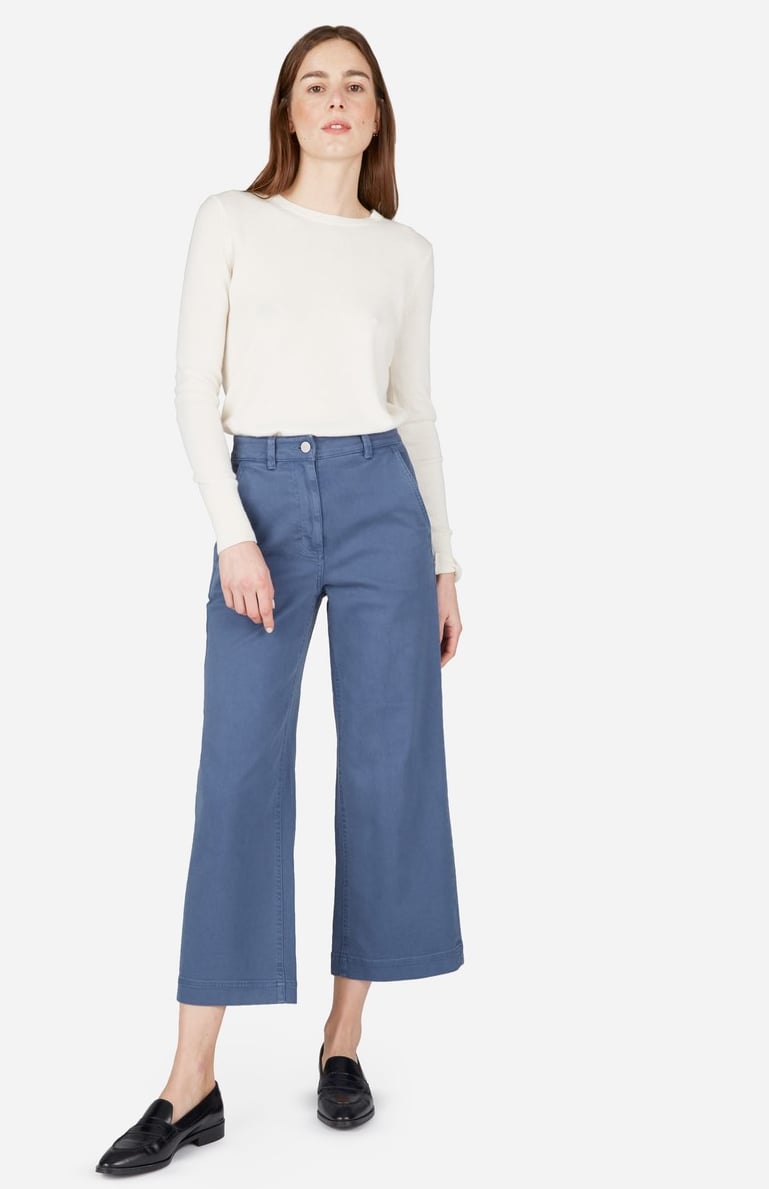 Everlane The Wide-Leg Crop Pants 