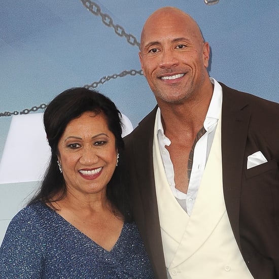 Dwayne Johnson and His Mom at Hobbs and Shaw LA Premiere