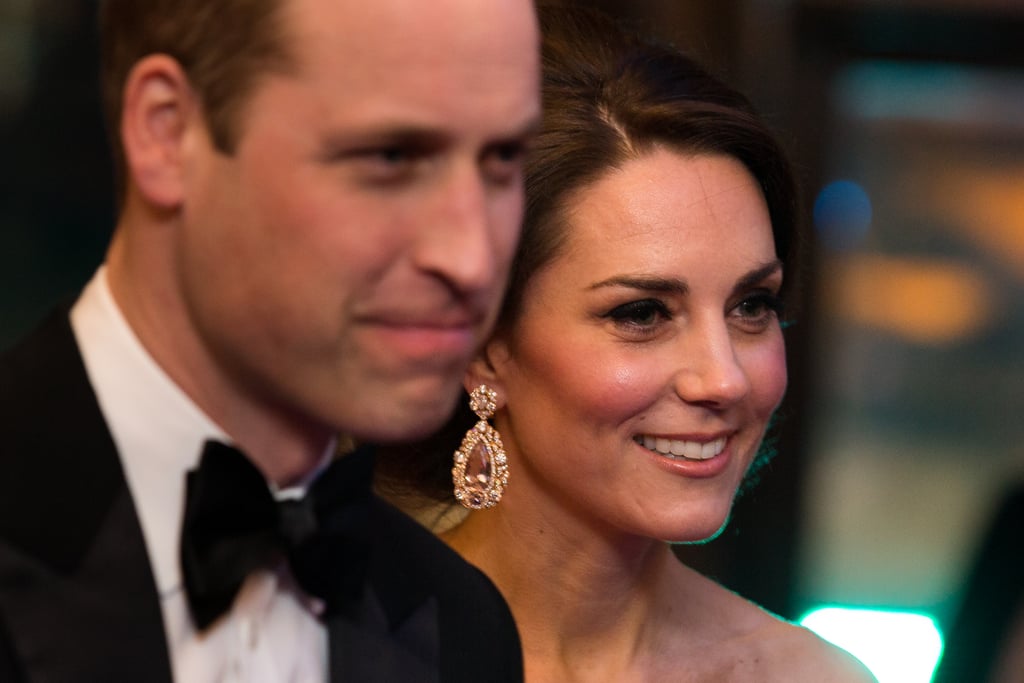 Kate Middleton and Prince William at the 2017 BAFTAs