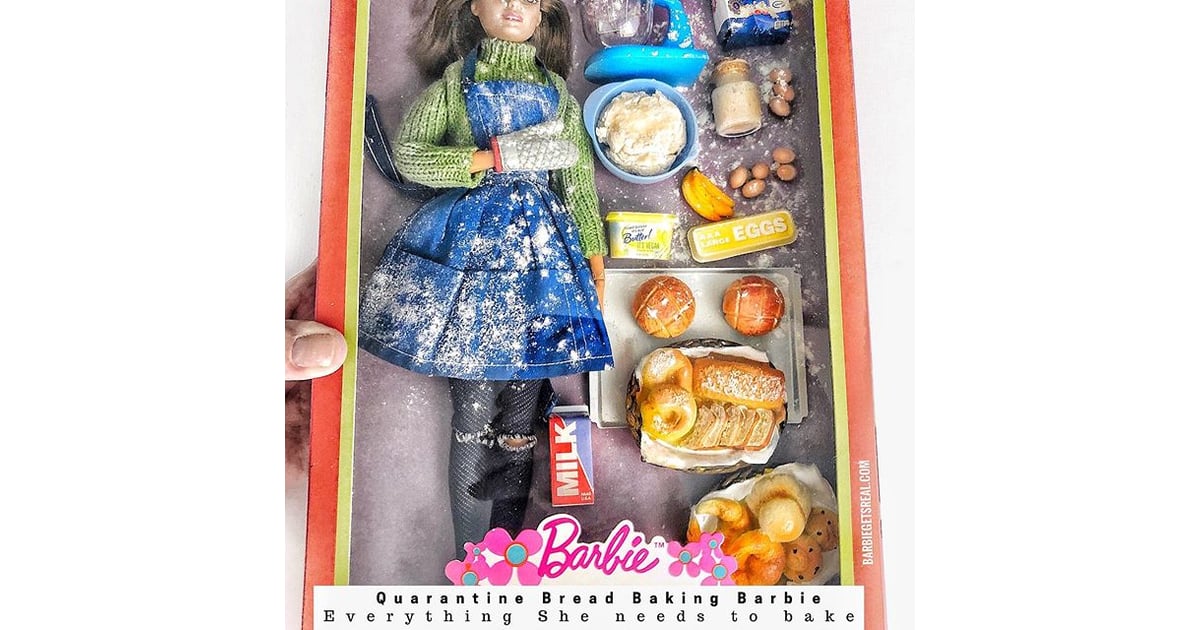 Bread Baking Barbie A Grandma Made Social Distancing Themed