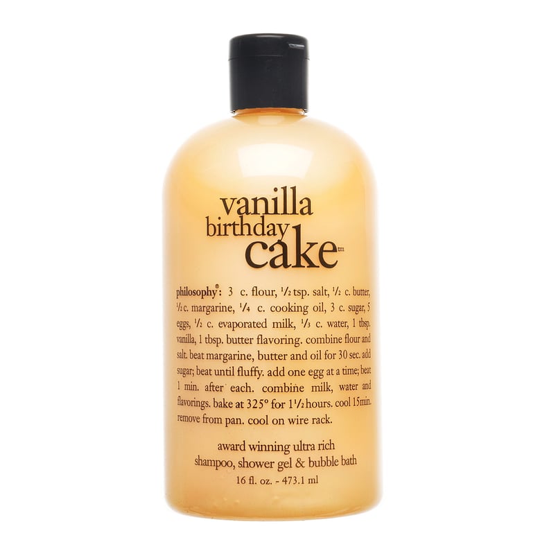 Philosophy Vanilla Birthday Cake Shampoo, Shower Gel & Bubble Bath