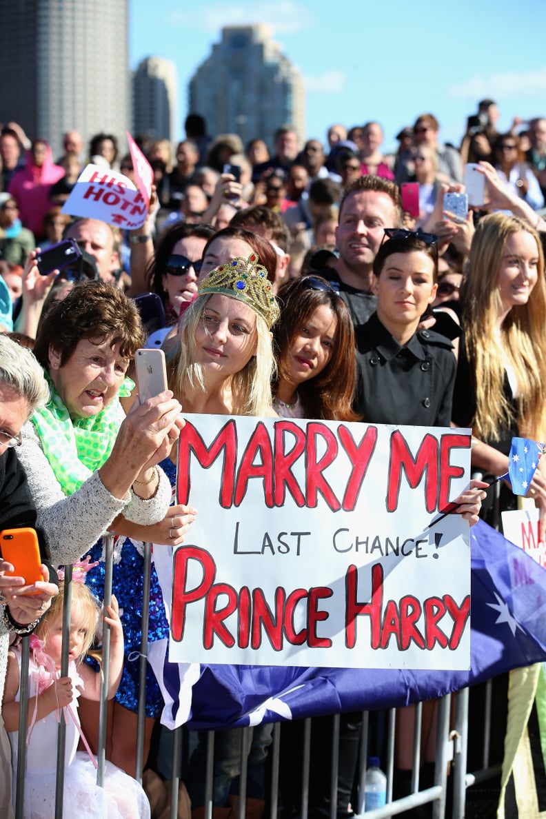 Last chance? Something tells us this woman might be about to marry someone else.