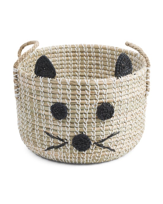 Kitty Face Storage Basket
