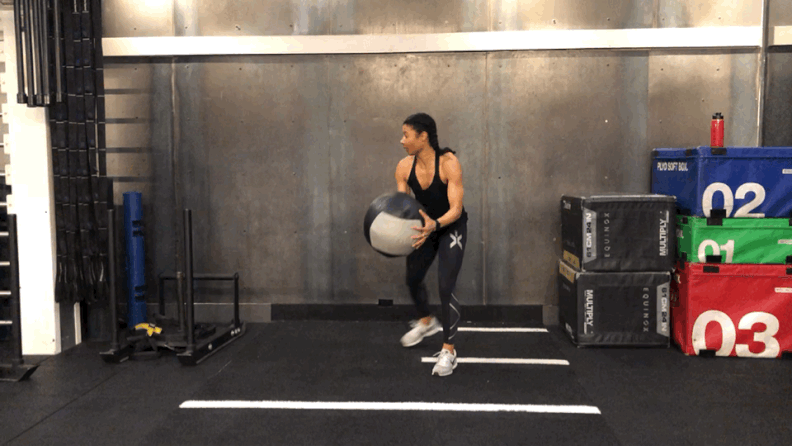 Circuit 2, Exercise 3: Medicine-Ball Rotational Punch