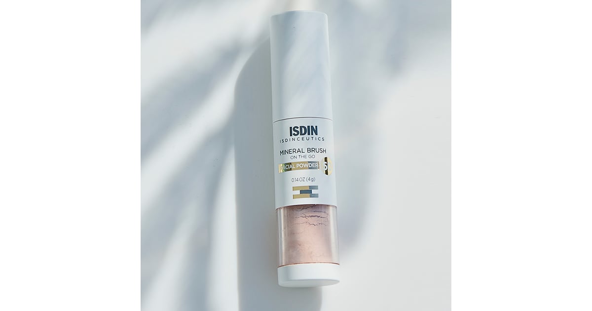 The next product she suggests is ISDIN Mineral Brush Daily Protection