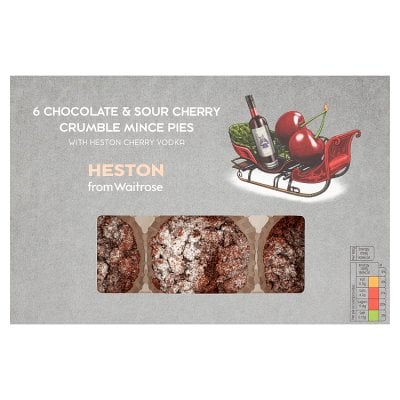 Heston Chocolate and Cherry Mince Pies