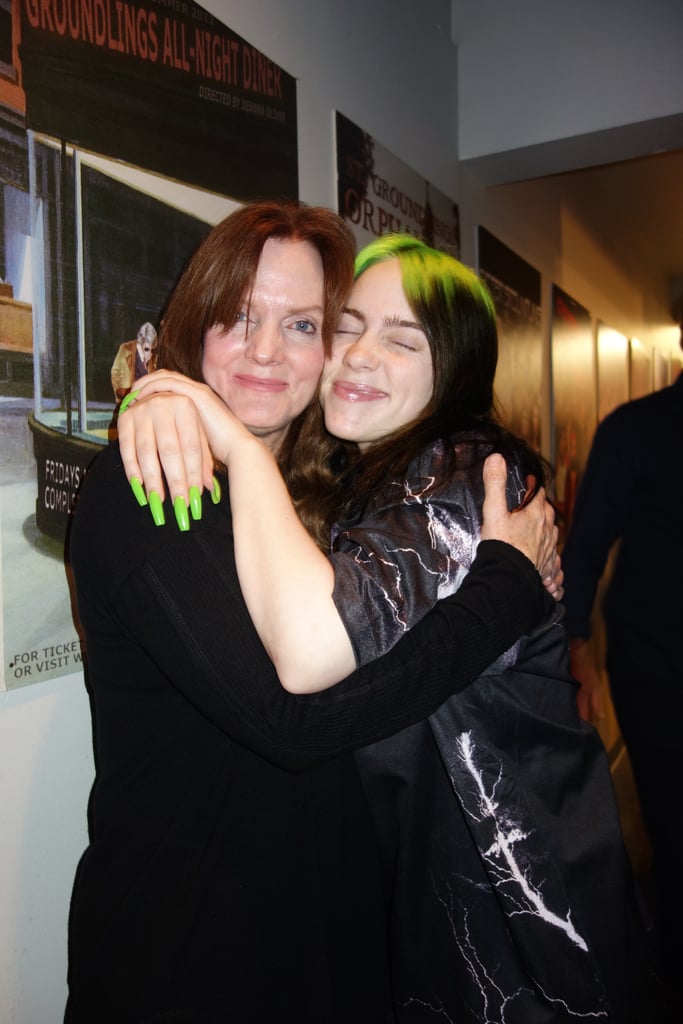 Billie Eilish With Her Mom Maggie Baird at Groundlings Show
