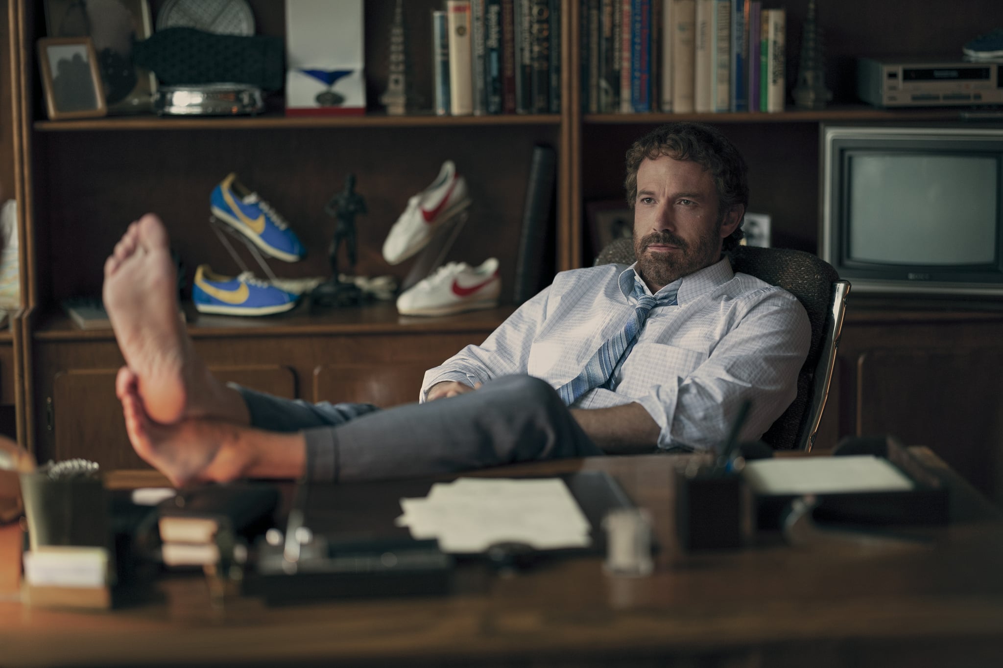 Ben Affleck as Phil Knight in AIR Photo: ANA CARBALLOSA                                         © AMAZON CONTENT SERVICES LLC