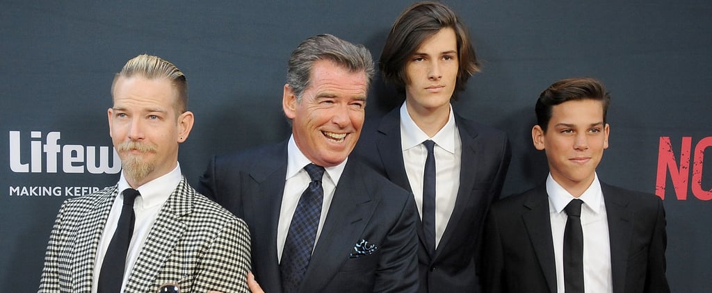 Pierce Brosnan and His Sons on the Red Carpet 2015