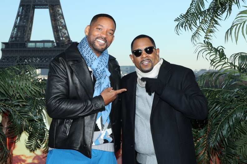 PARIS, FRANCE - JANUARY 06: Actors Will Smith and Martin Lawrence attend the 