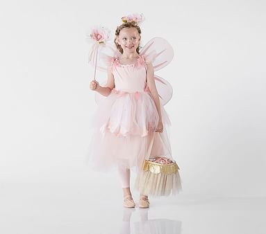 Pink Paper Flower Fairy costume