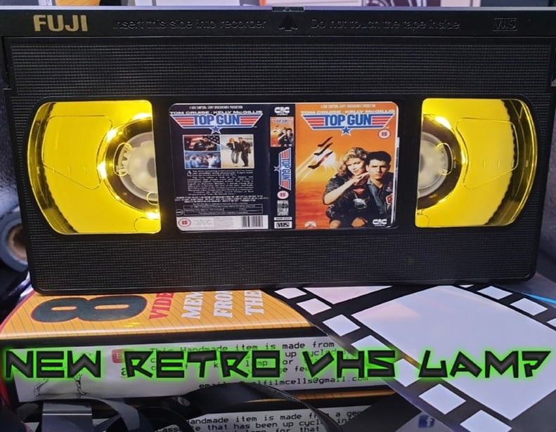 "Top Gun" Retro VHS Lamp