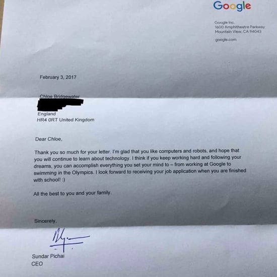 Google CEO's Letter to Little Girl Asking For a Job
