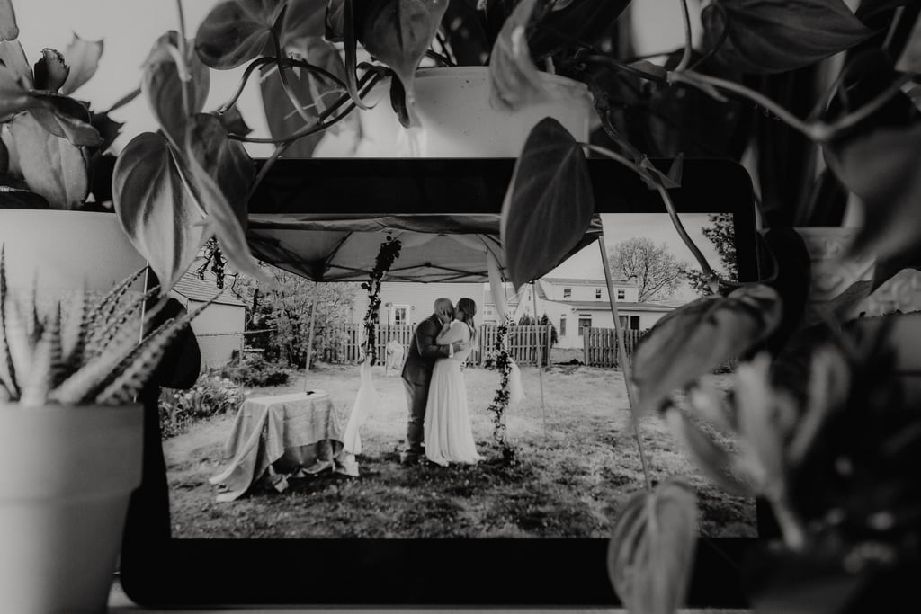Couple Live-Stream Elopement From Backyard Amid Coronavirus