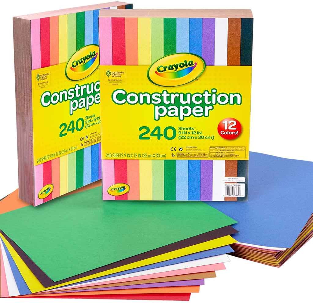 For Creativity: Crayola Construction Paper, 240 Count