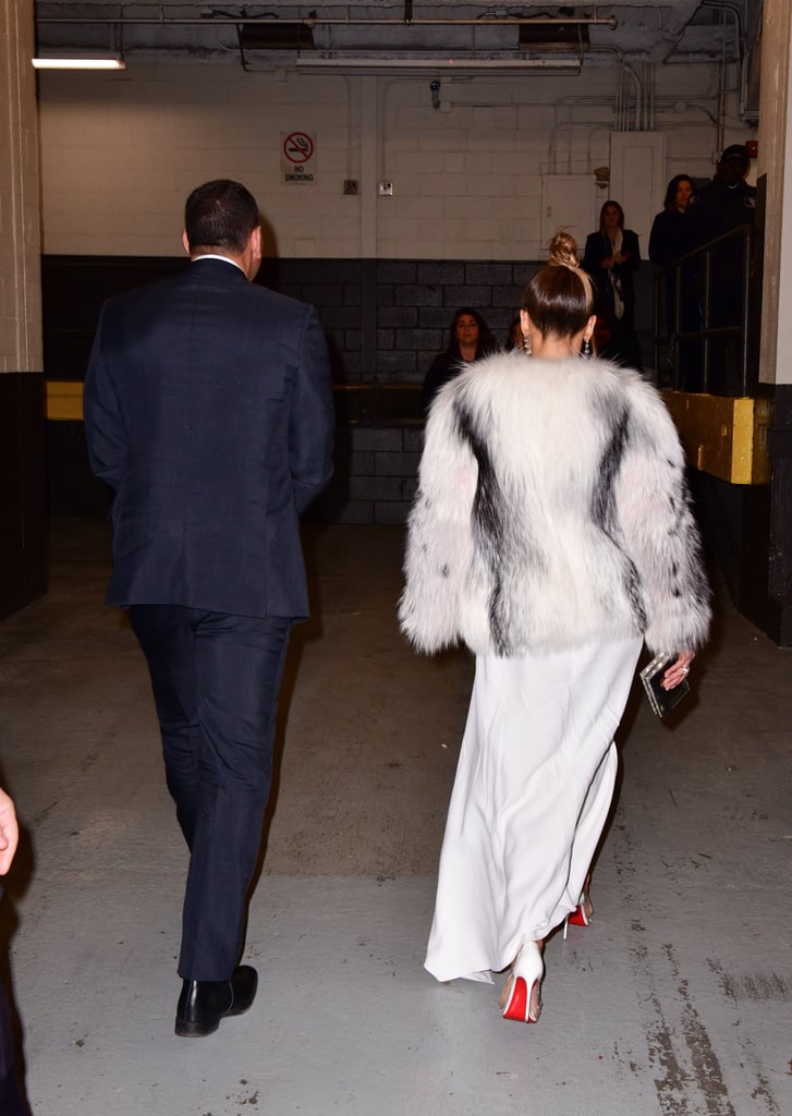 Jennifer Lopez White Elie Saab Dress at Second Act Afterparty