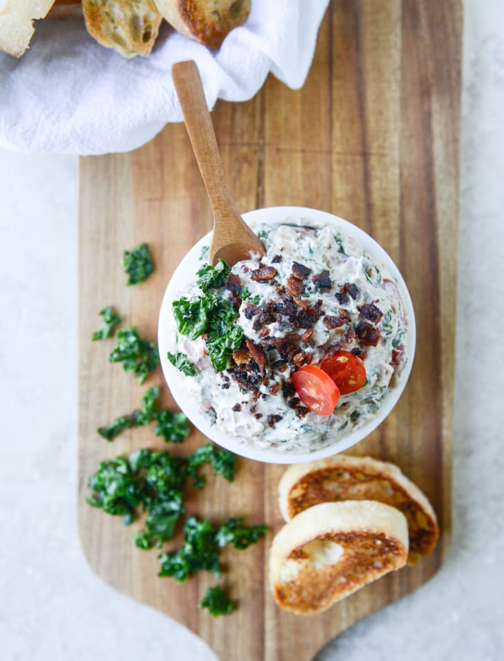 Grilled Kale BLT Dip