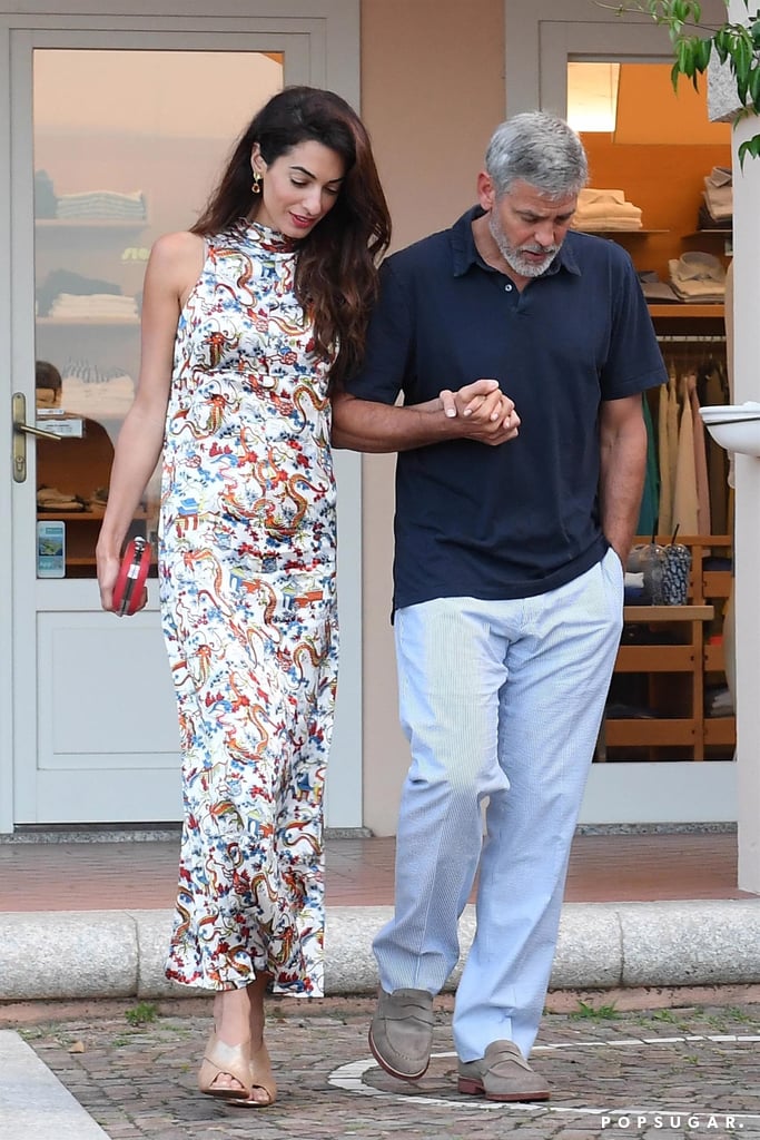 George and Amal Clooney Holding Hands in Italy June 2018