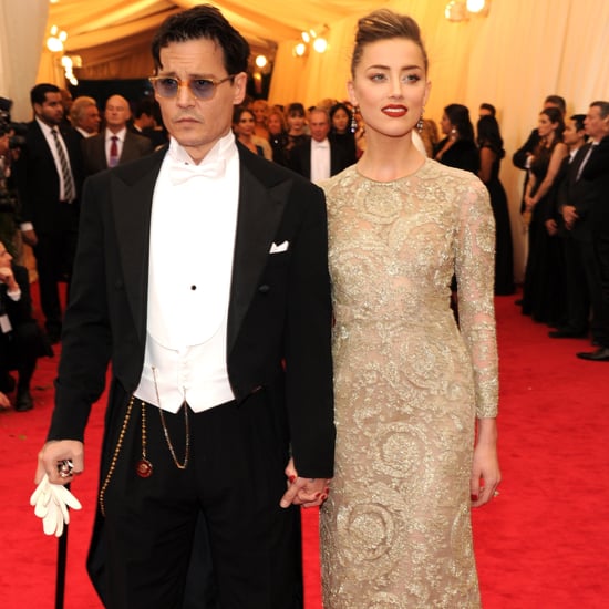Johnny Depp and Amber Heard at the Met Gala 2014