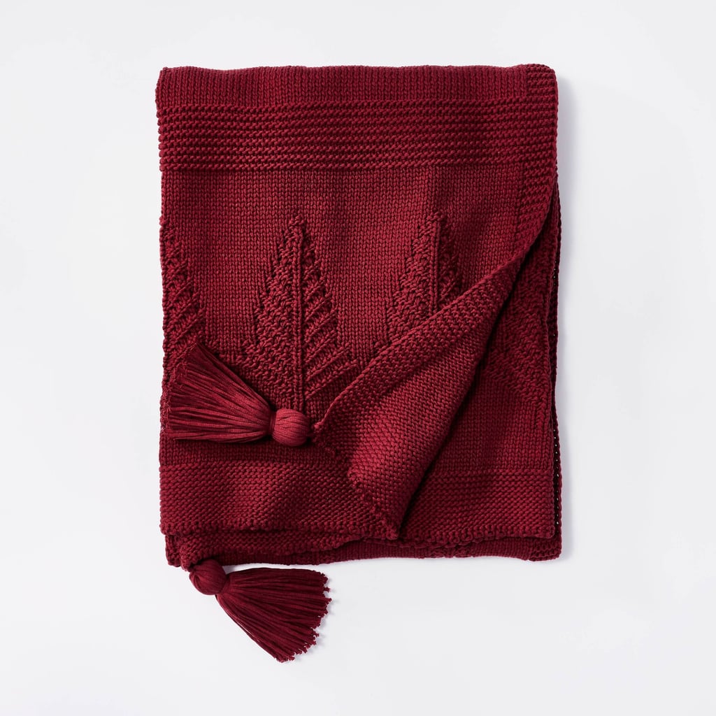 A Cosy Blanket: Threshold x Studio McGee Knitted Tree Throw Blanket